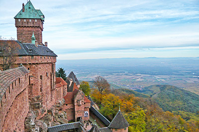 Hohkönigsburg in den Vogesen / Frankreich